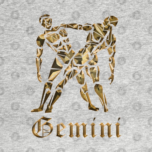 gemini zodiac gold edition by INDONESIA68